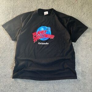 Vintage 1991 planet Hollywood tee